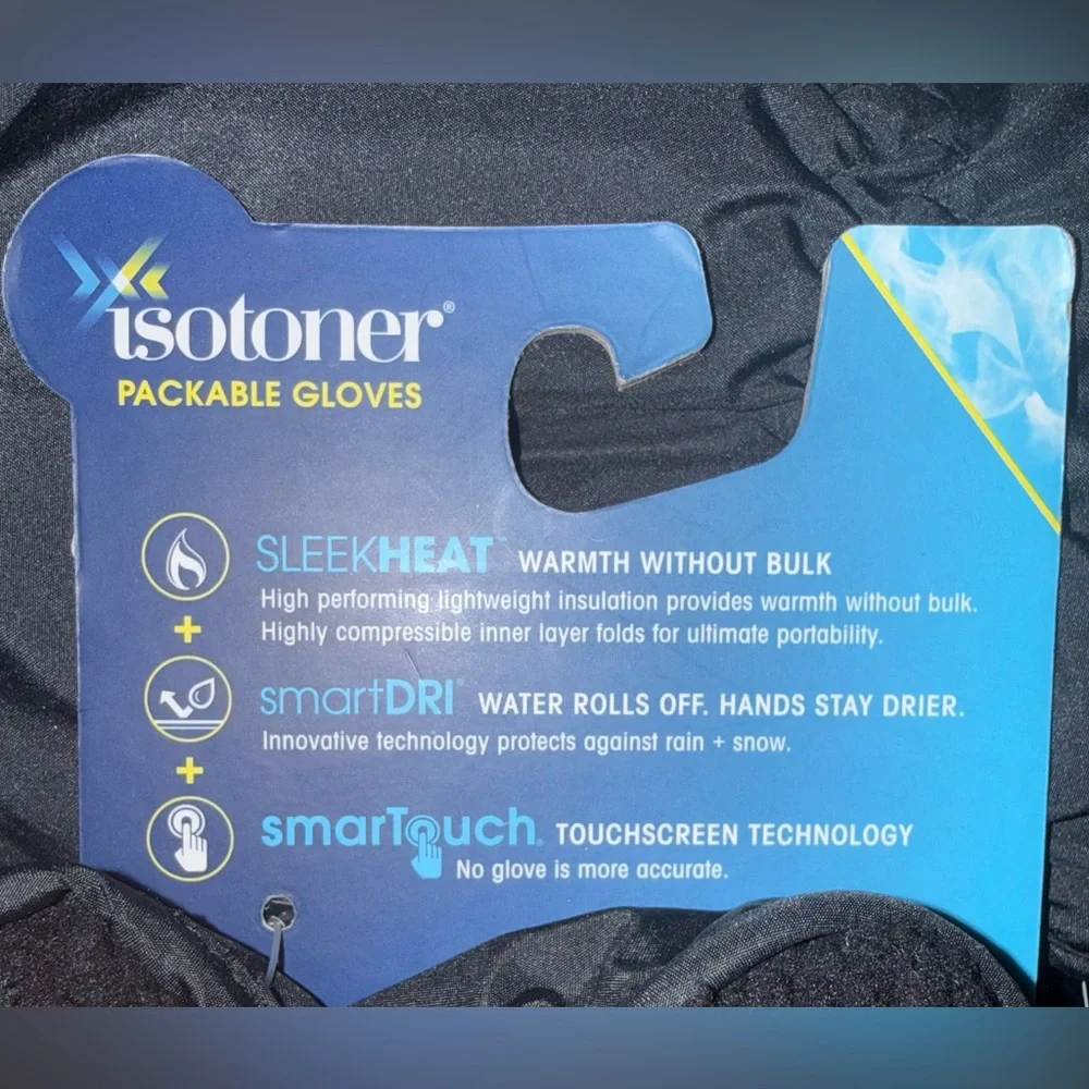 ❄️New! Isotoner Touchscreen Sleekheat Winter Gloves